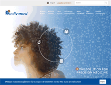 Tablet Screenshot of indivumed.de